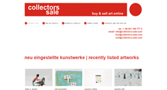 Desktop Screenshot of collectors-sale.com
